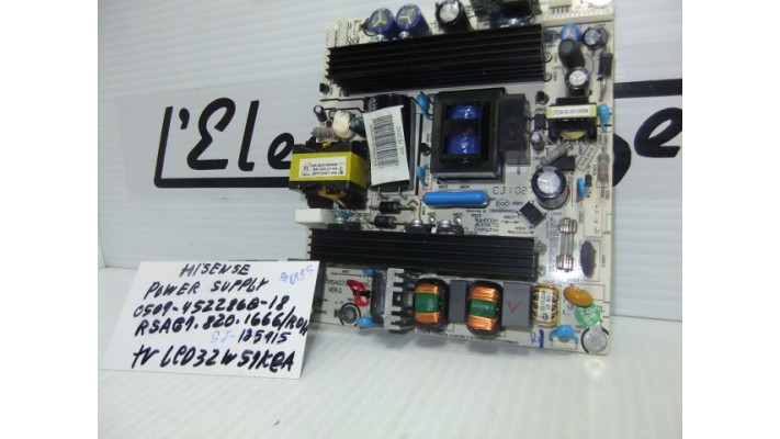 Hisense RSAG7.820.1666/ROH carte power supply board